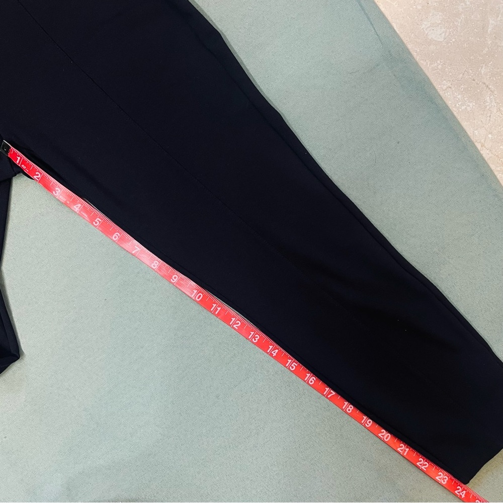 Maurice’s Black Skinny Ankle Pull On Pants Leggings Zipper‎ Detailing Sz M Short - Picture 12 of 14